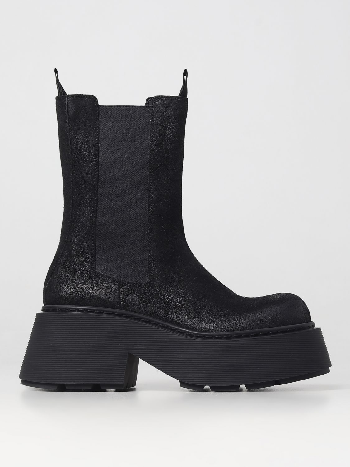 Vic Matié Flat Ankle Boots VIC MATIÉ Woman colour Black