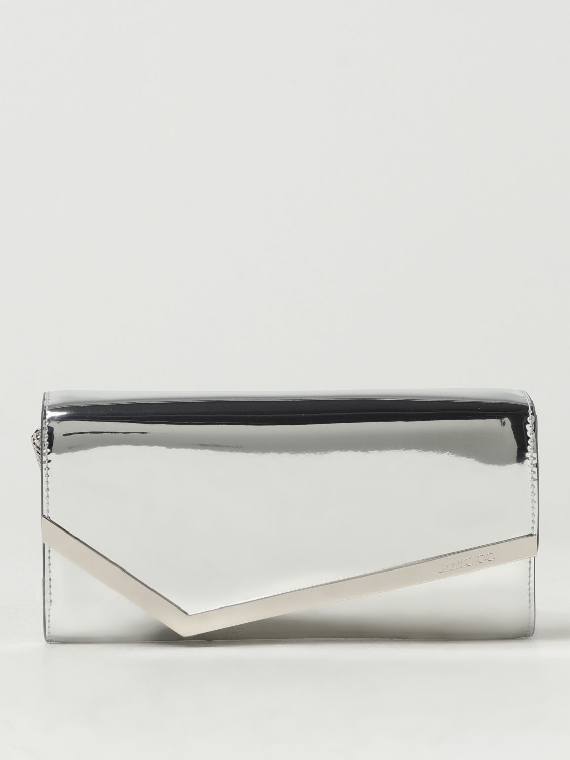 Jimmy Choo Clutch JIMMY CHOO Woman colour Silver