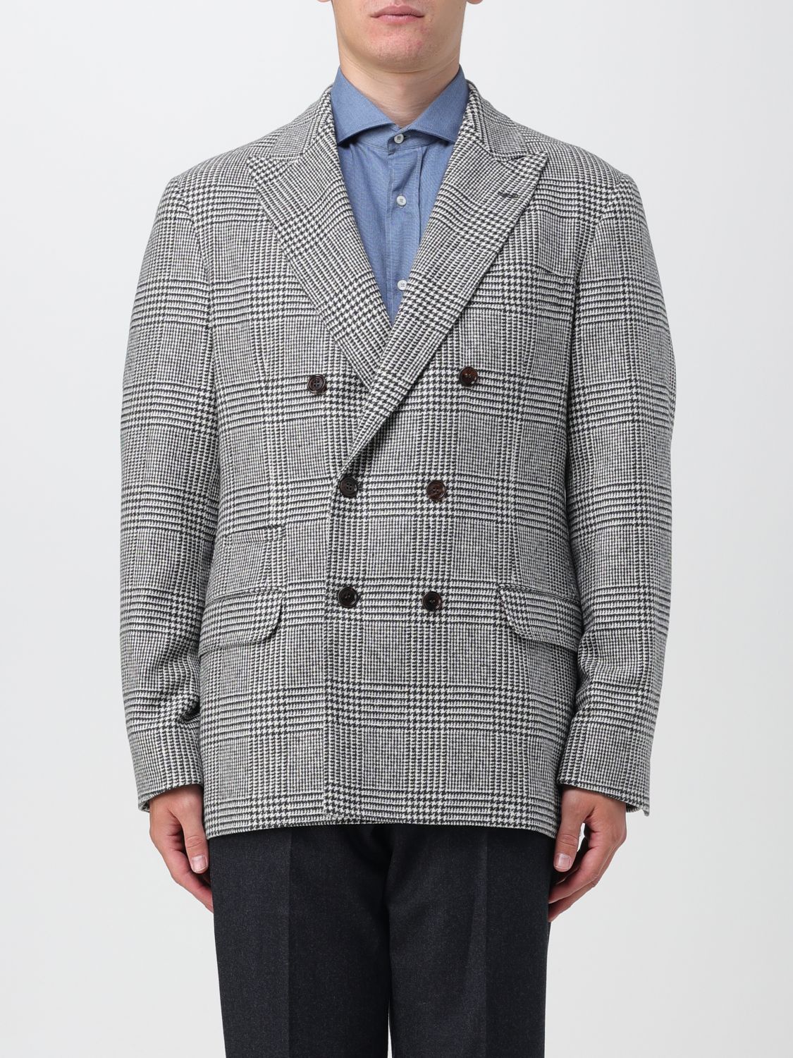 Brunello Cucinelli Blazer BRUNELLO CUCINELLI Men colour Grey