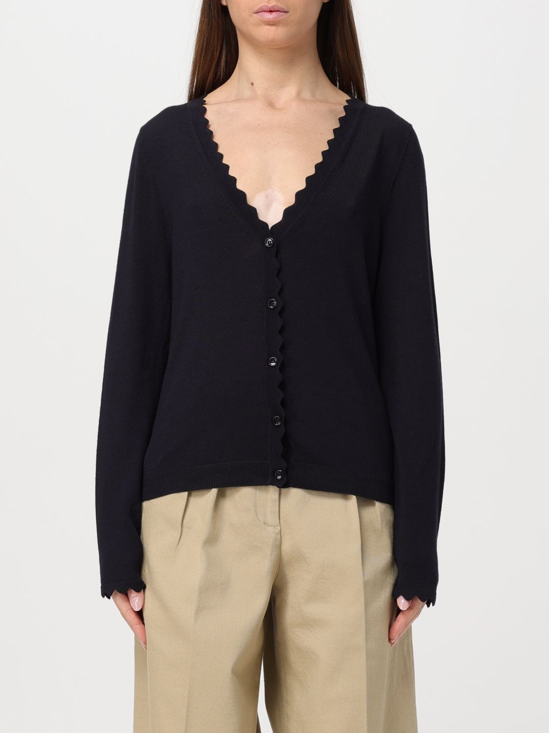 Allude Cardigan ALLUDE Woman colour Black