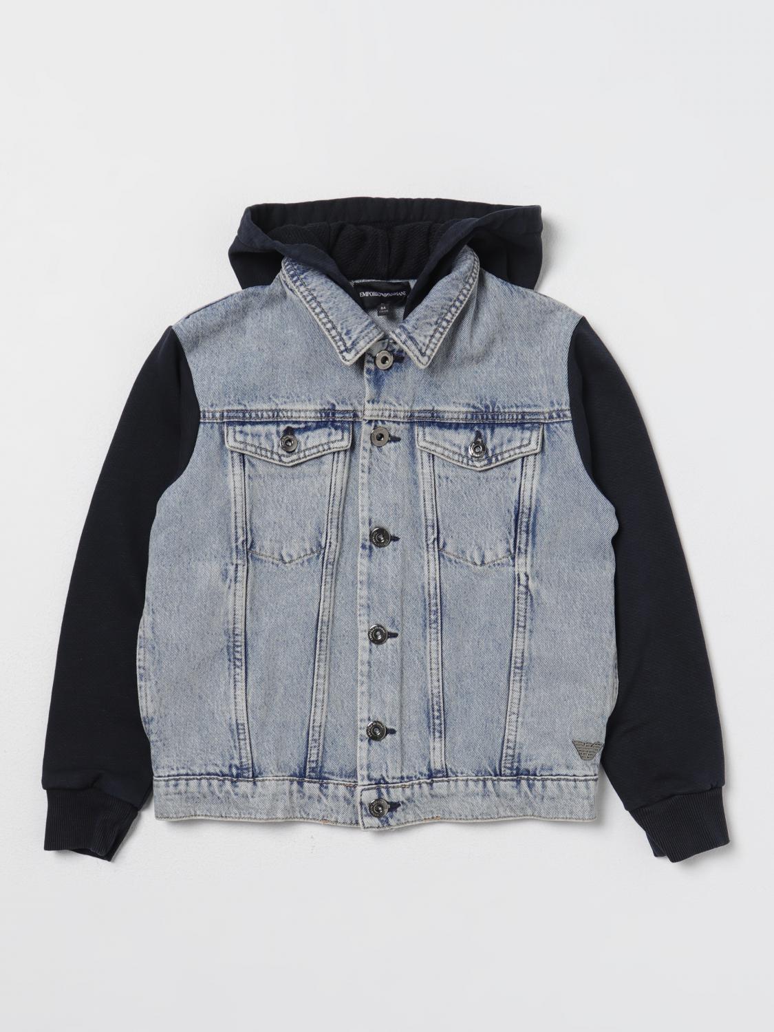 Emporio Armani Kids Jacket EMPORIO ARMANI KIDS Kids colour Denim