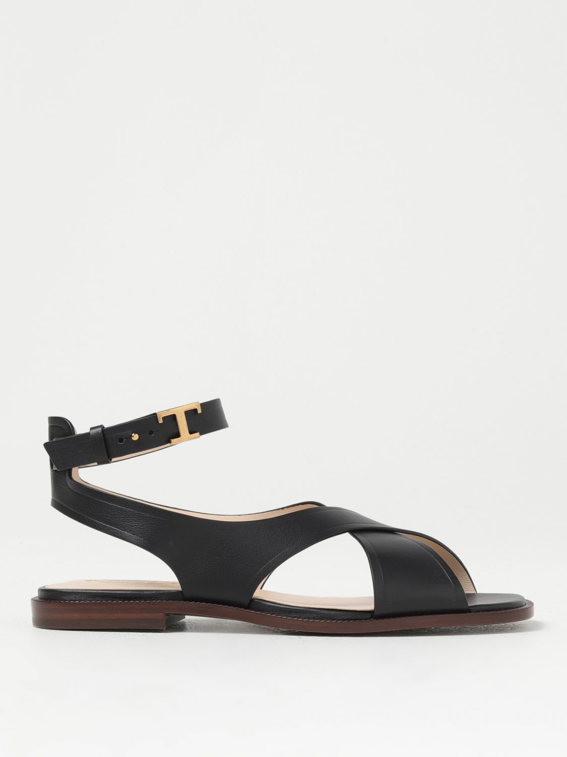 Tod's Flat Sandals TOD'S Woman colour Black