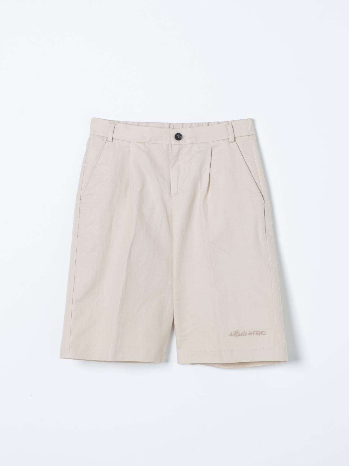 FENDI Shorts FENDI Kids color White