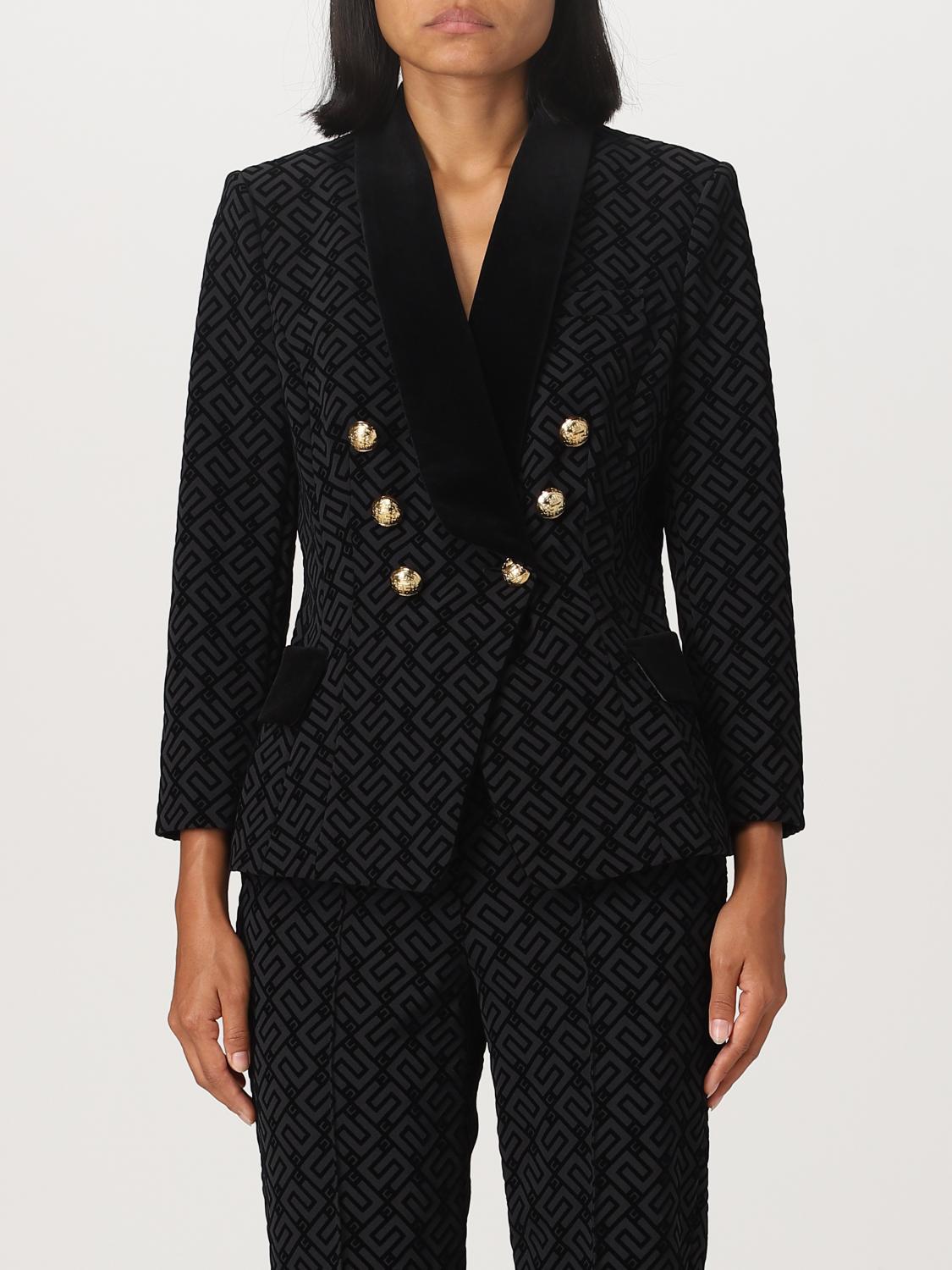 Elisabetta Franchi Blazer ELISABETTA FRANCHI Woman colour Black