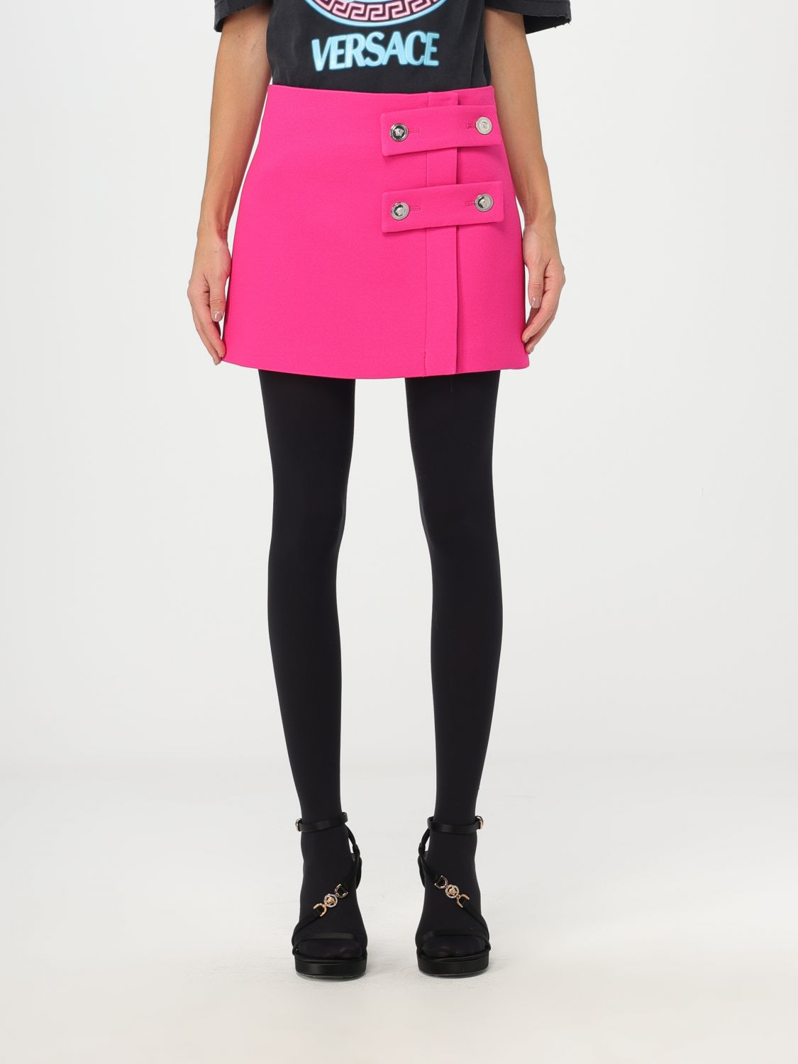 Versace Skirt VERSACE Woman colour Fuchsia