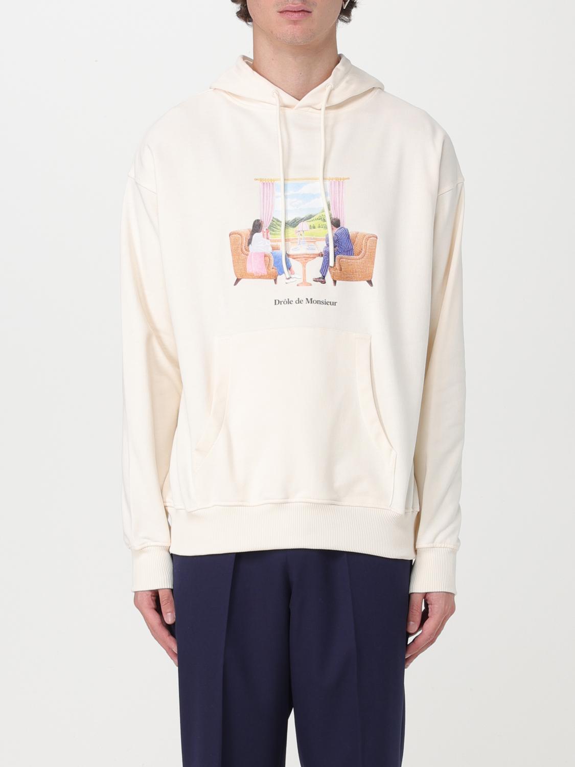 Drôle de Monsieur Sweatshirt DROLE DE MONSIEUR Men colour Cream