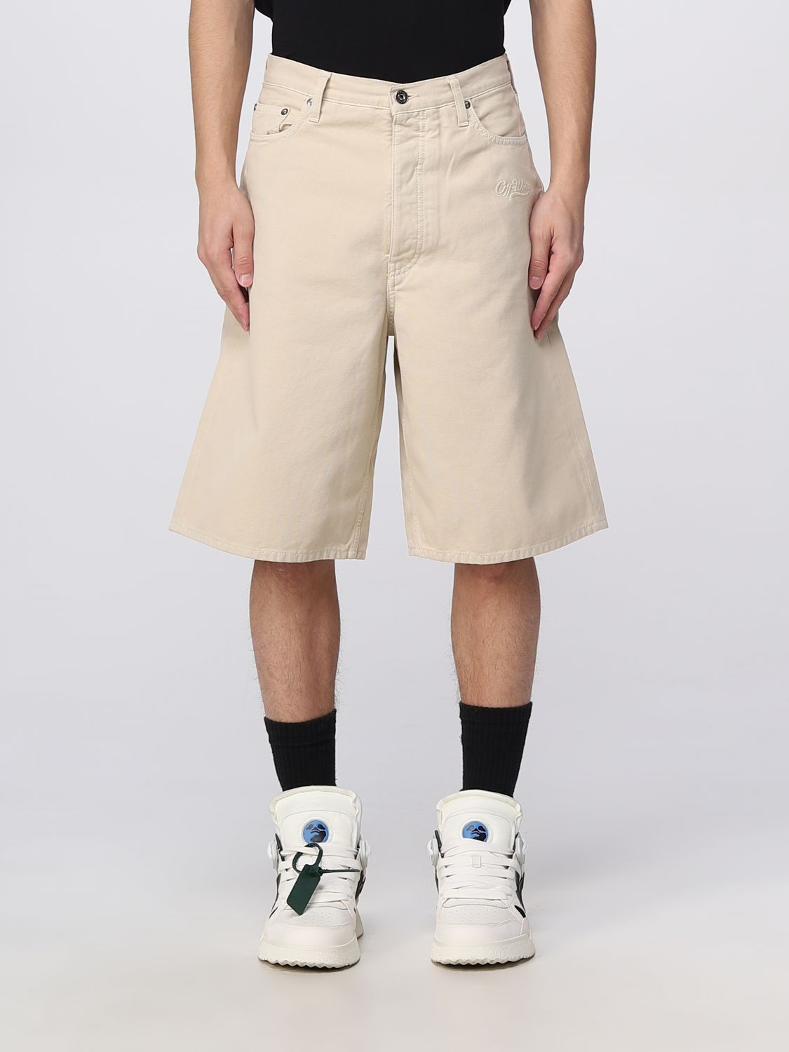 OFF-WHITE Short OFF-WHITE Men colour Beige