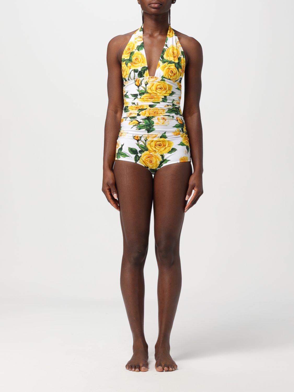 Dolce & Gabbana Swimsuit DOLCE & GABBANA Woman colour Yellow