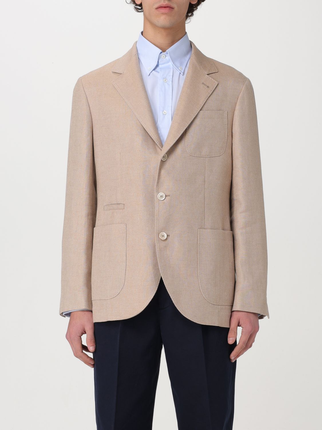 Brunello Cucinelli Blazer BRUNELLO CUCINELLI Men colour Beige