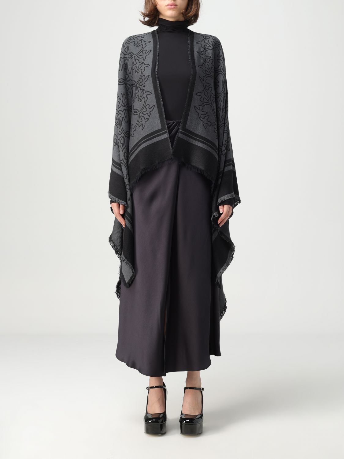 Pinko Cloak PINKO Woman colour Grey