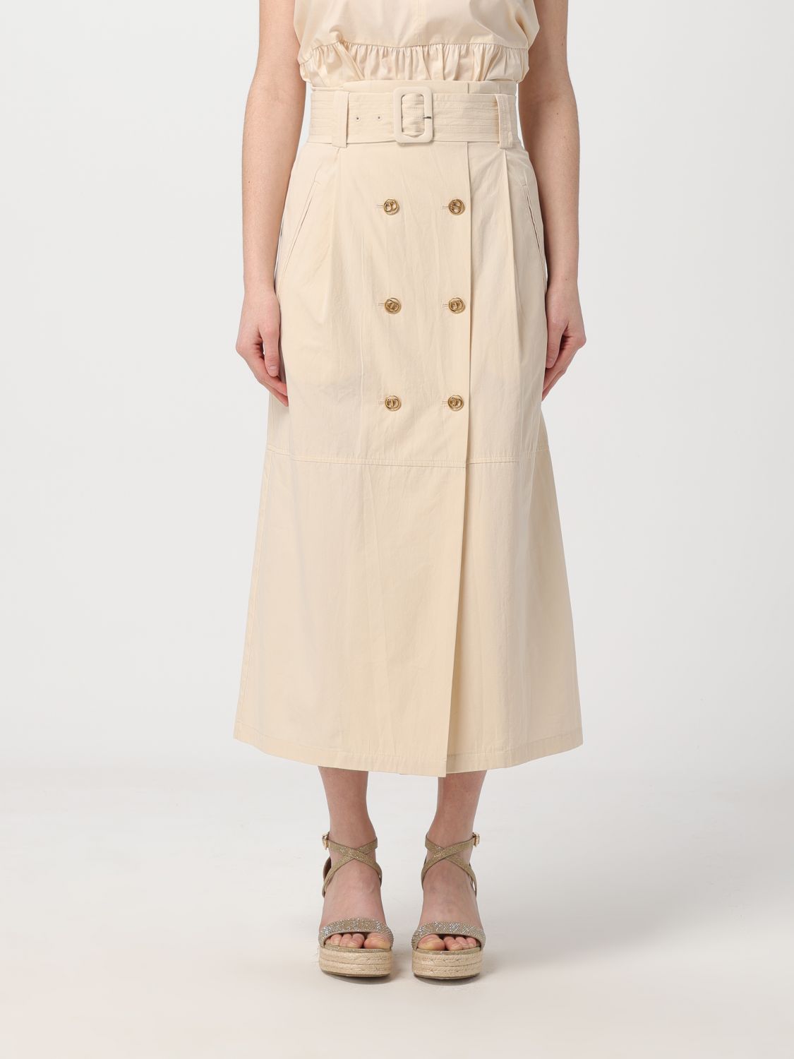 Twinset Skirt TWINSET Woman colour Milk