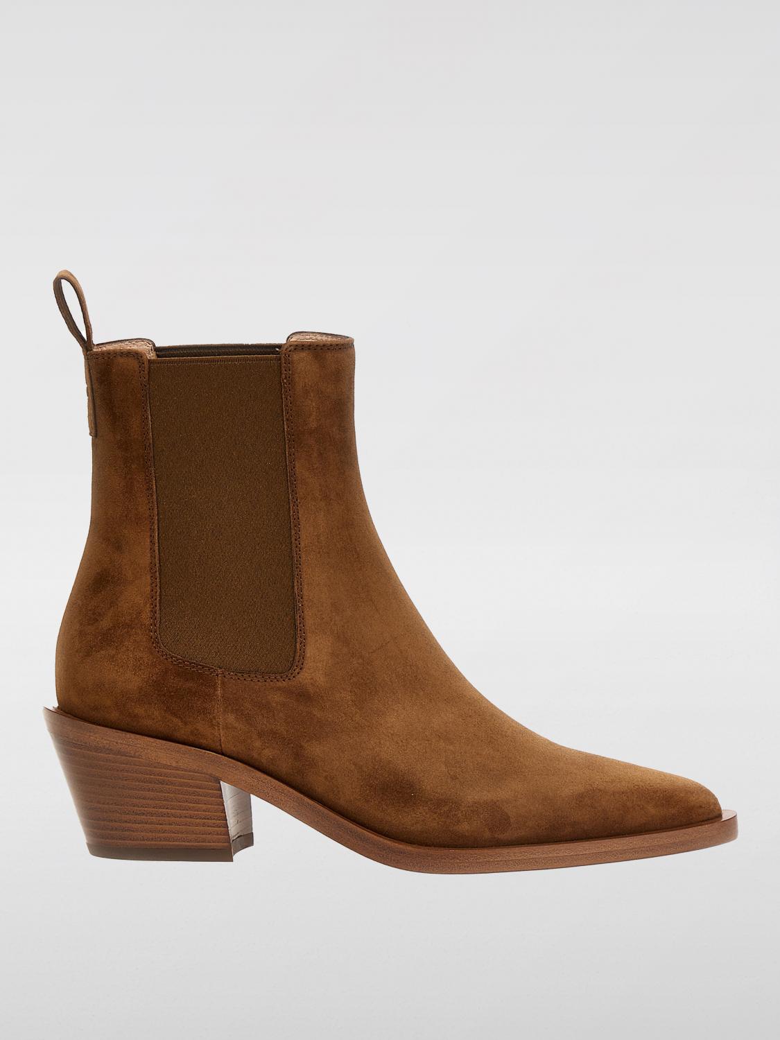 Gianvito Rossi Flat Ankle Boots GIANVITO ROSSI Woman color Brown