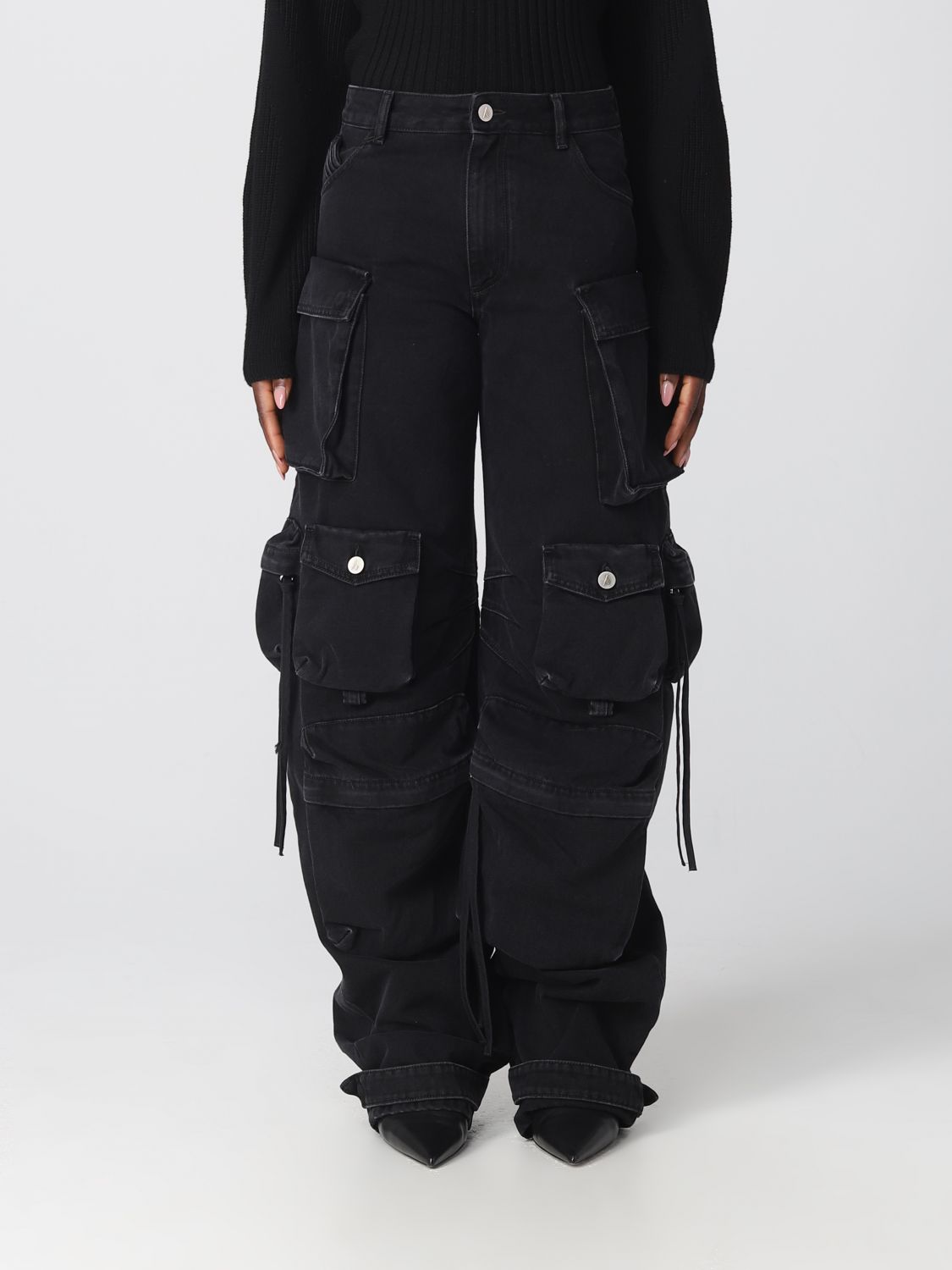 The Attico Trousers THE ATTICO Woman colour Black