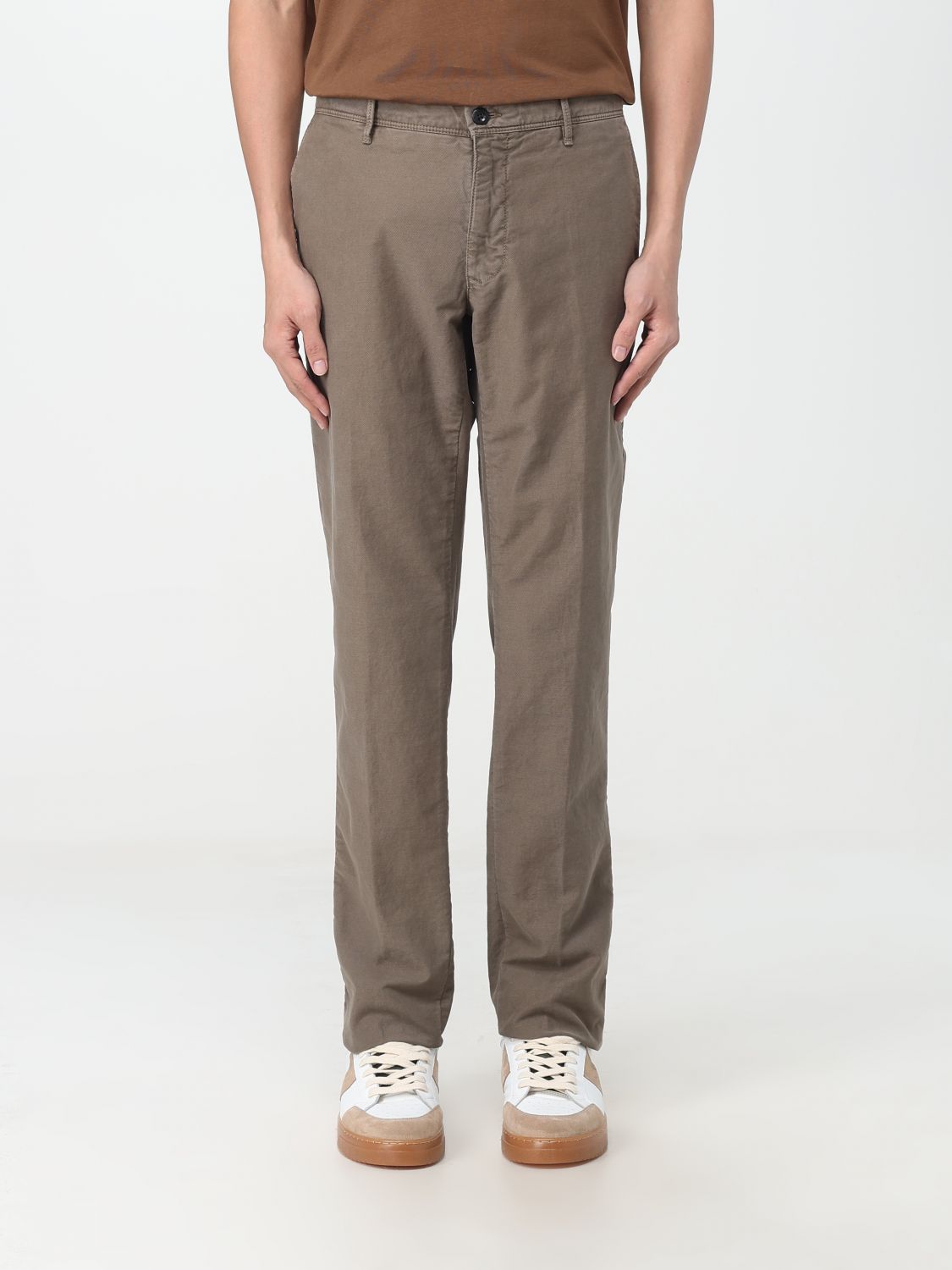 Incotex Trousers INCOTEX Men colour Earth