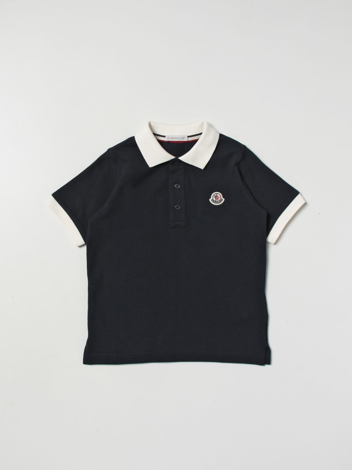 Moncler Polo Shirt MONCLER Kids colour Blue