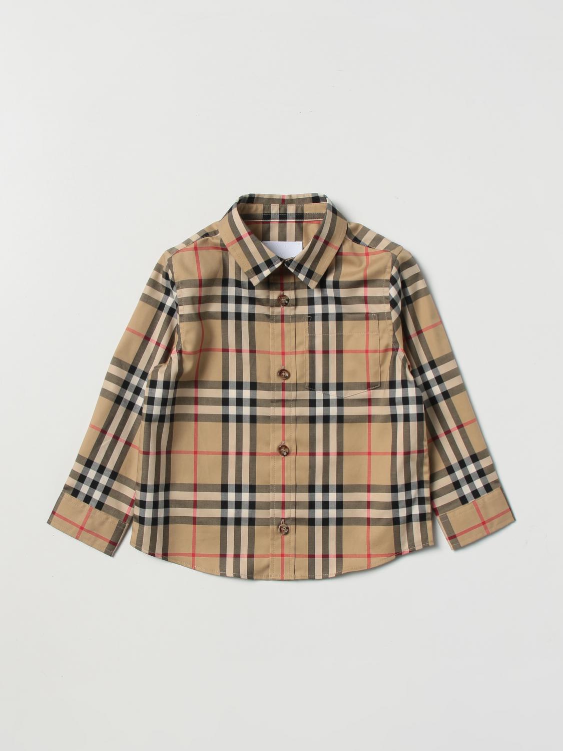 Burberry Shirt BURBERRY Kids colour Beige