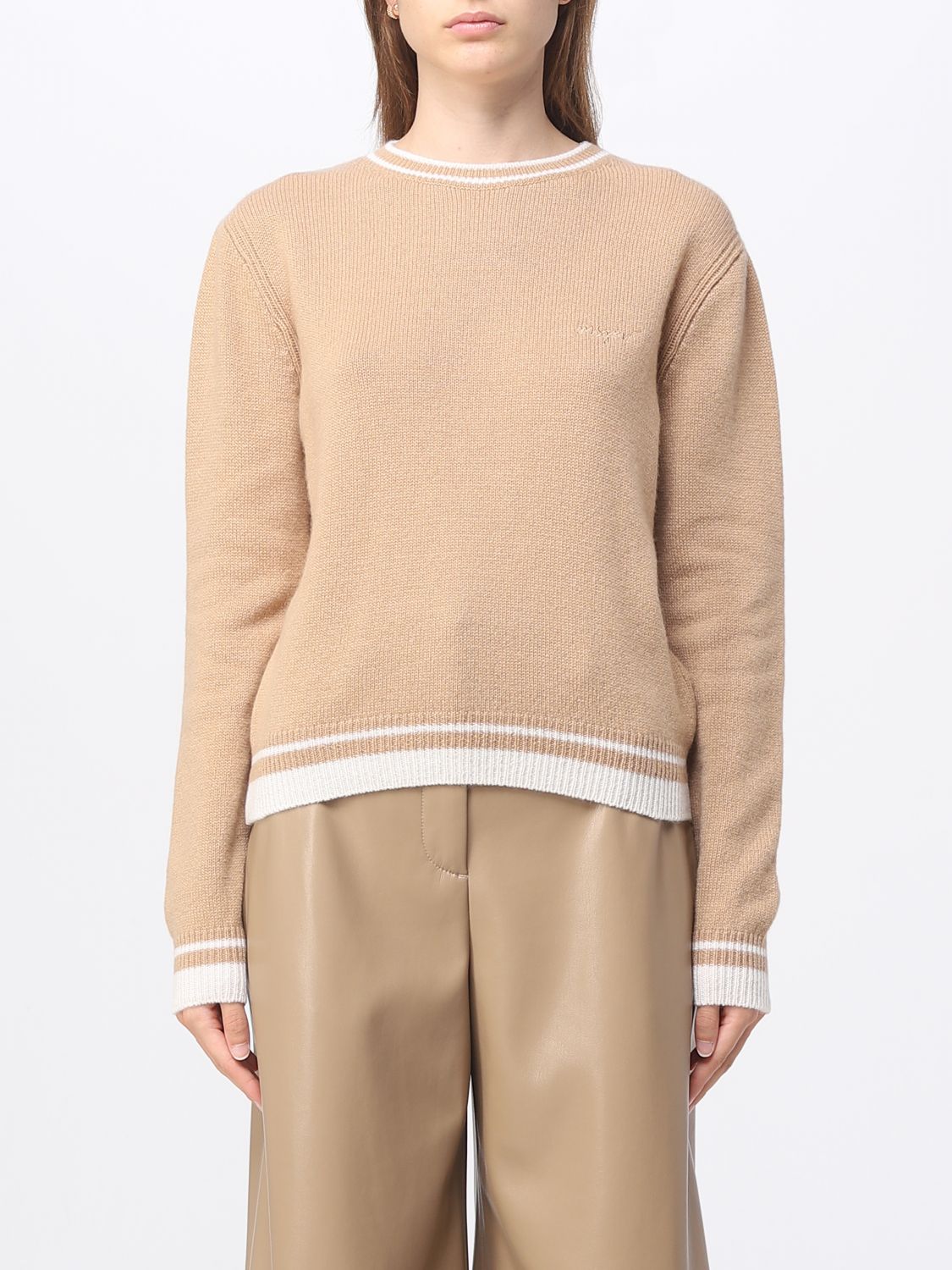 Msgm Jumper MSGM Woman colour Beige