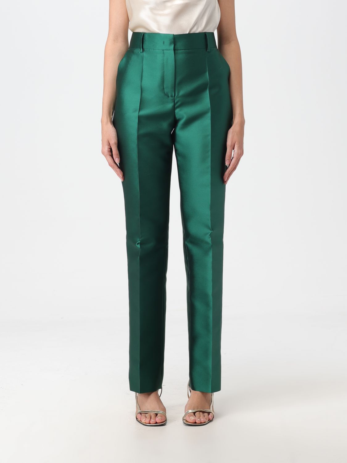 Alberta Ferretti Trousers ALBERTA FERRETTI Woman colour Green