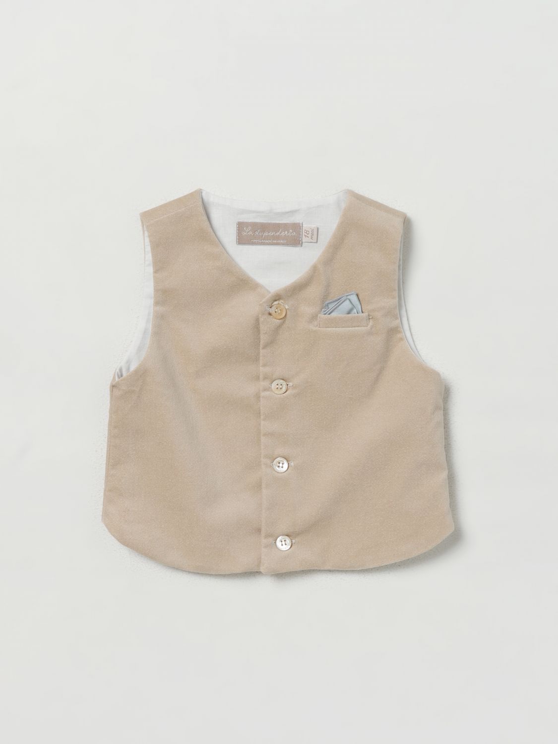 La Stupenderia Vestcoat LA STUPENDERIA Kids colour Sand