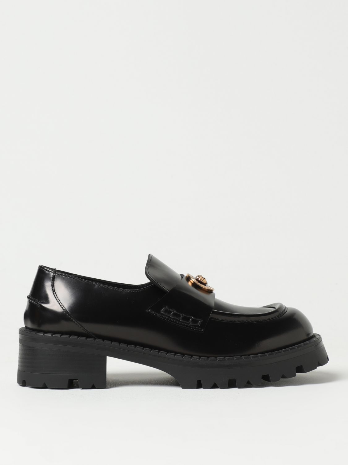 Versace Loafers VERSACE Woman colour Black