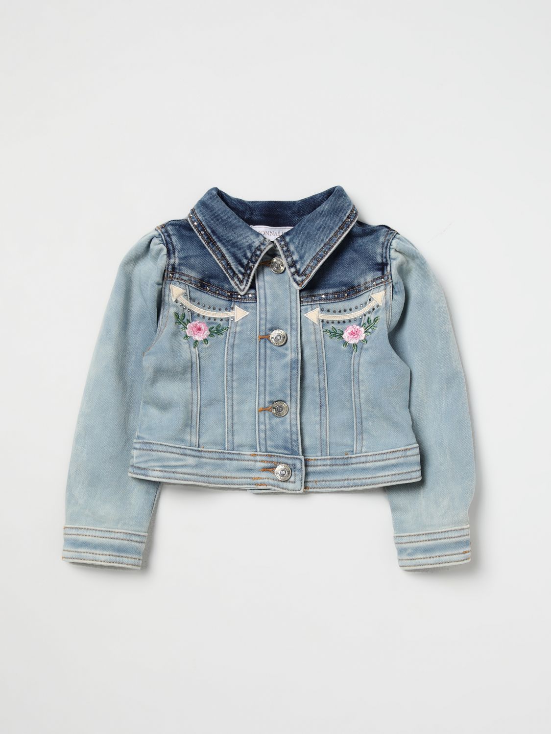 Monnalisa Jacket MONNALISA Kids color Blue