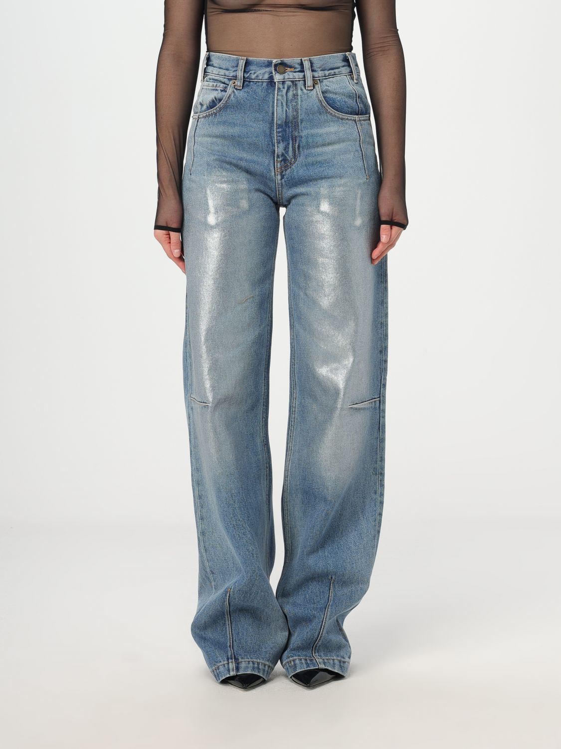 DARKPARK Jeans DARKPARK Woman colour Denim