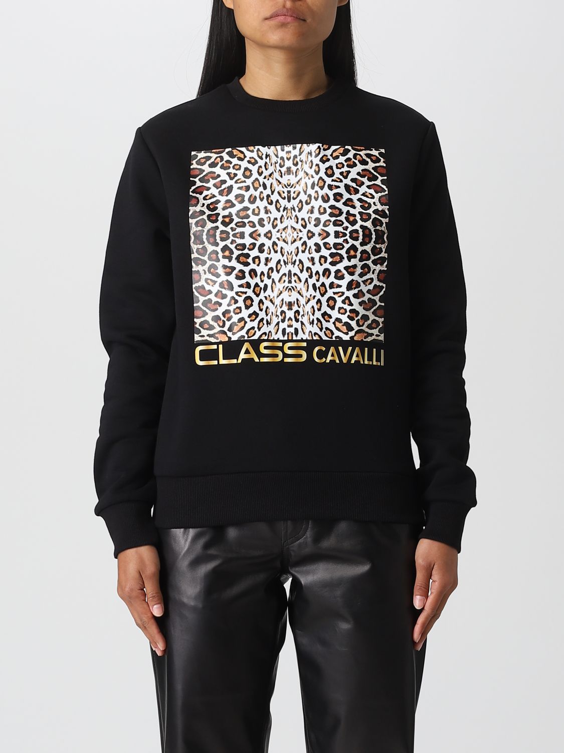 Class Roberto Cavalli Sweatshirt CLASS ROBERTO CAVALLI Woman colour Black