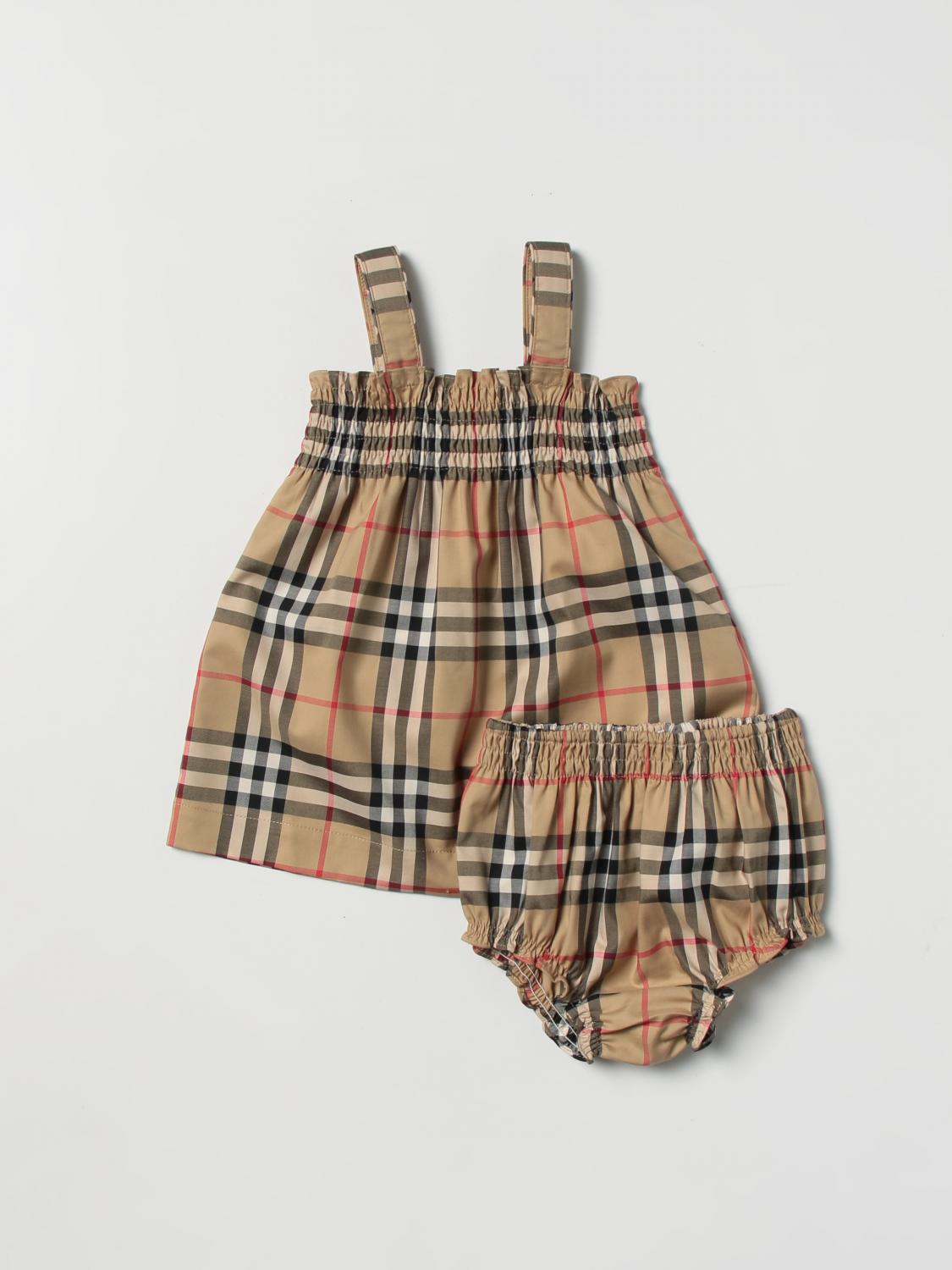 Burberry Romper BURBERRY Kids colour Beige