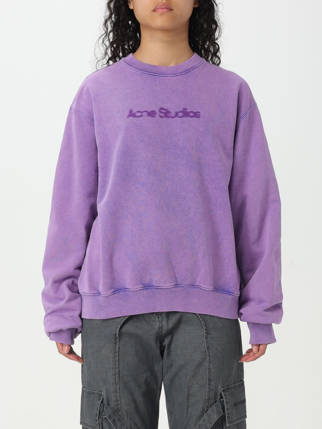 Acne Studios Sweatshirt ACNE STUDIOS Woman colour Violet