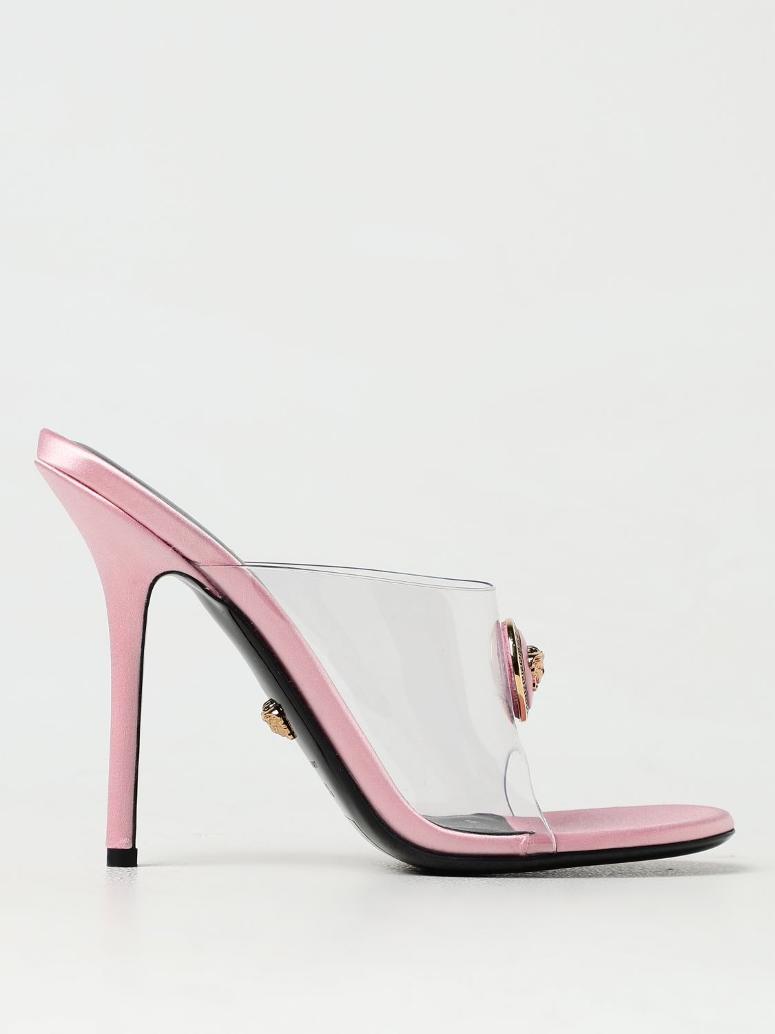 Versace Heeled Sandals VERSACE Woman color Pink
