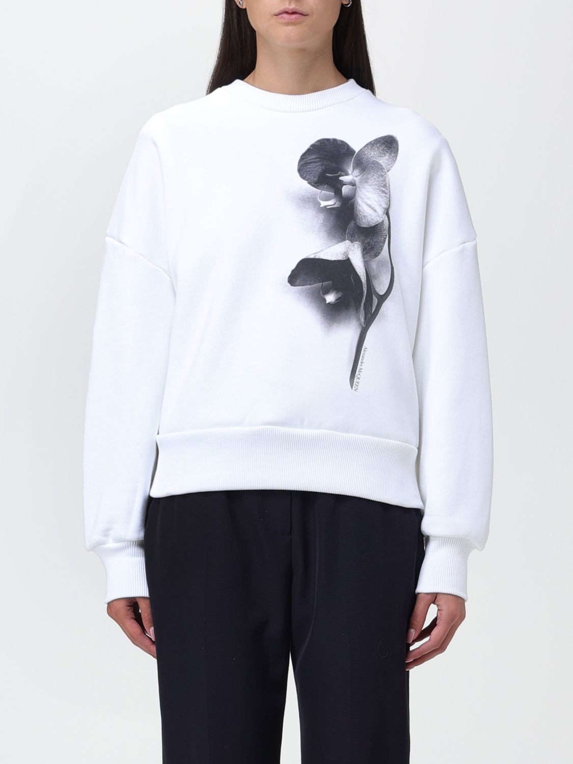 Alexander McQueen Sweatshirt ALEXANDER MCQUEEN Woman colour White