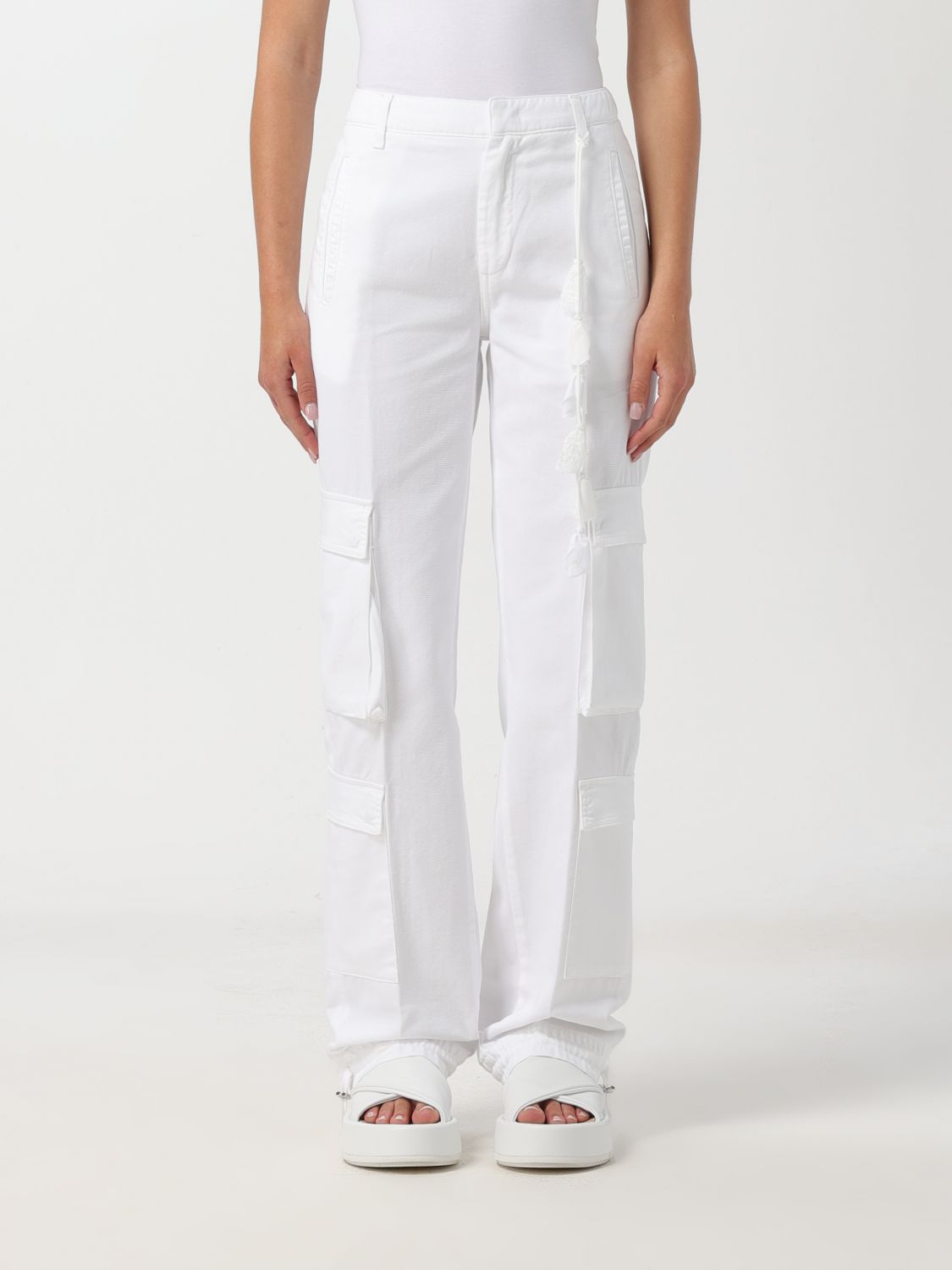Dondup Pants DONDUP Woman color White
