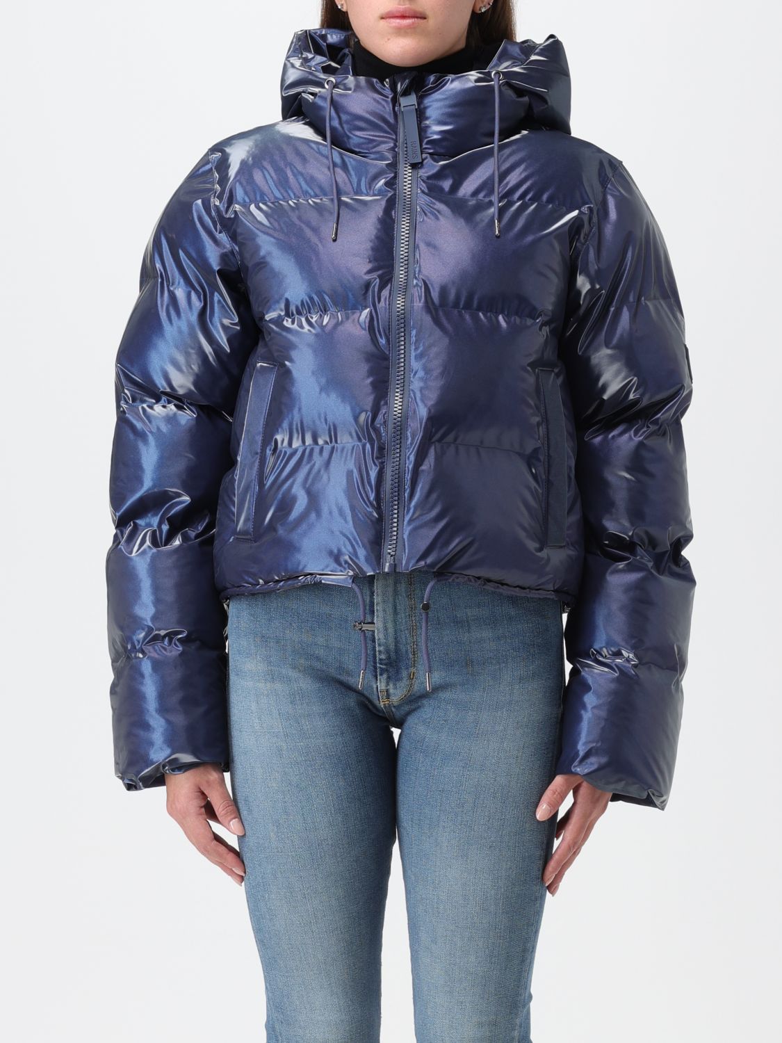 Rains Jacket RAINS Woman colour Royal Blue