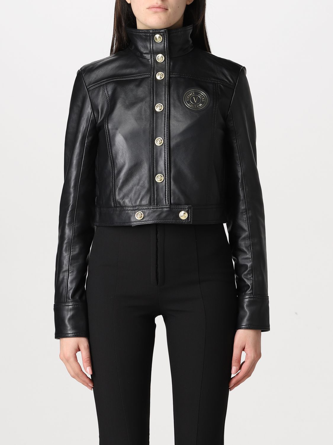 Versace Jeans Couture Jacket VERSACE JEANS COUTURE Woman colour Black