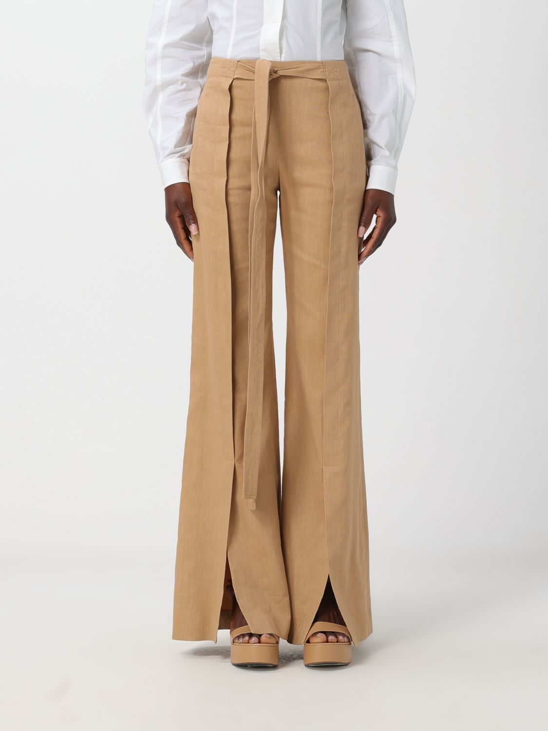 Alberta Ferretti Pants ALBERTA FERRETTI Woman color Beige