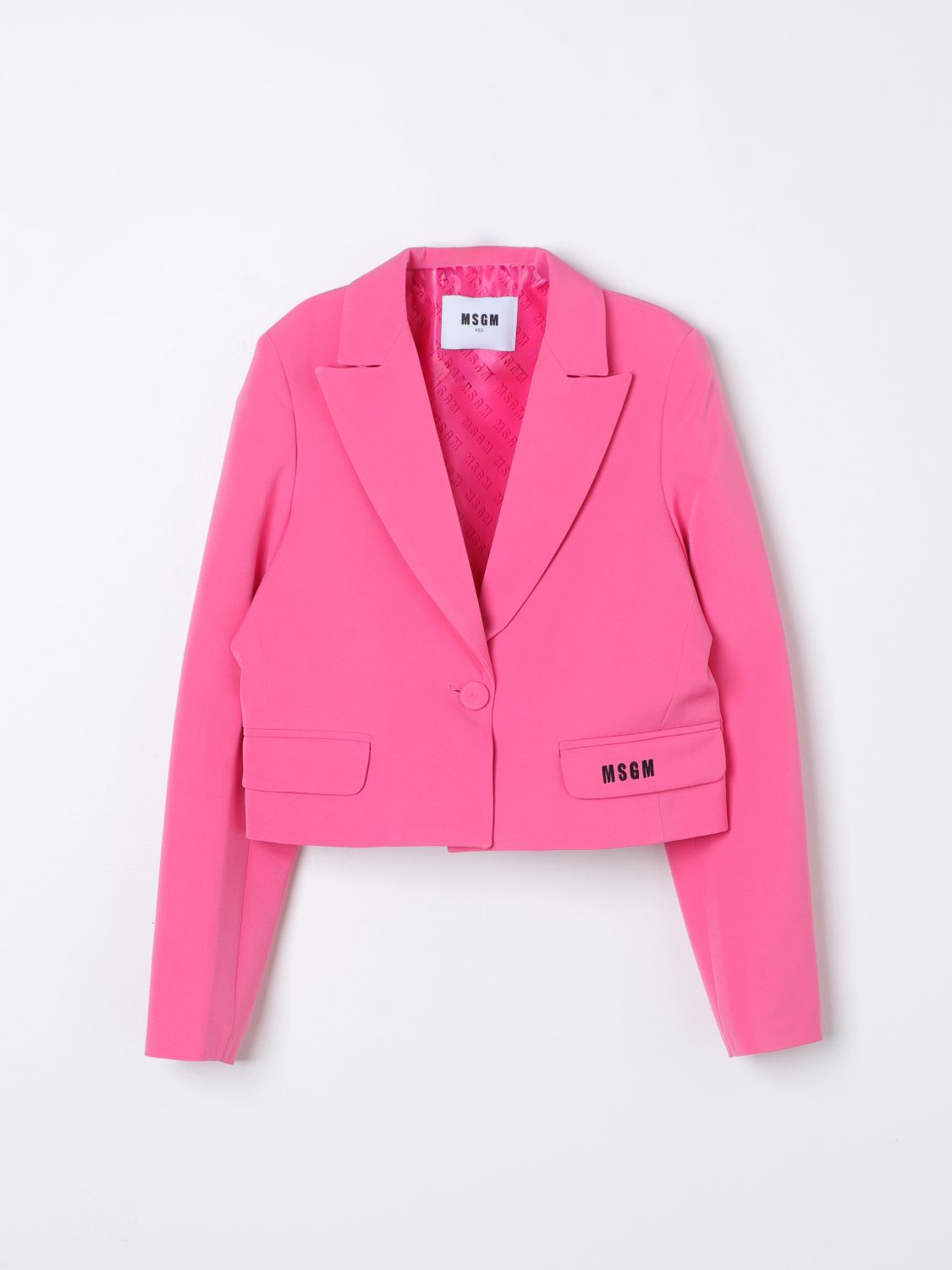 Msgm Kids Blazer MSGM KIDS Kids colour Fuchsia