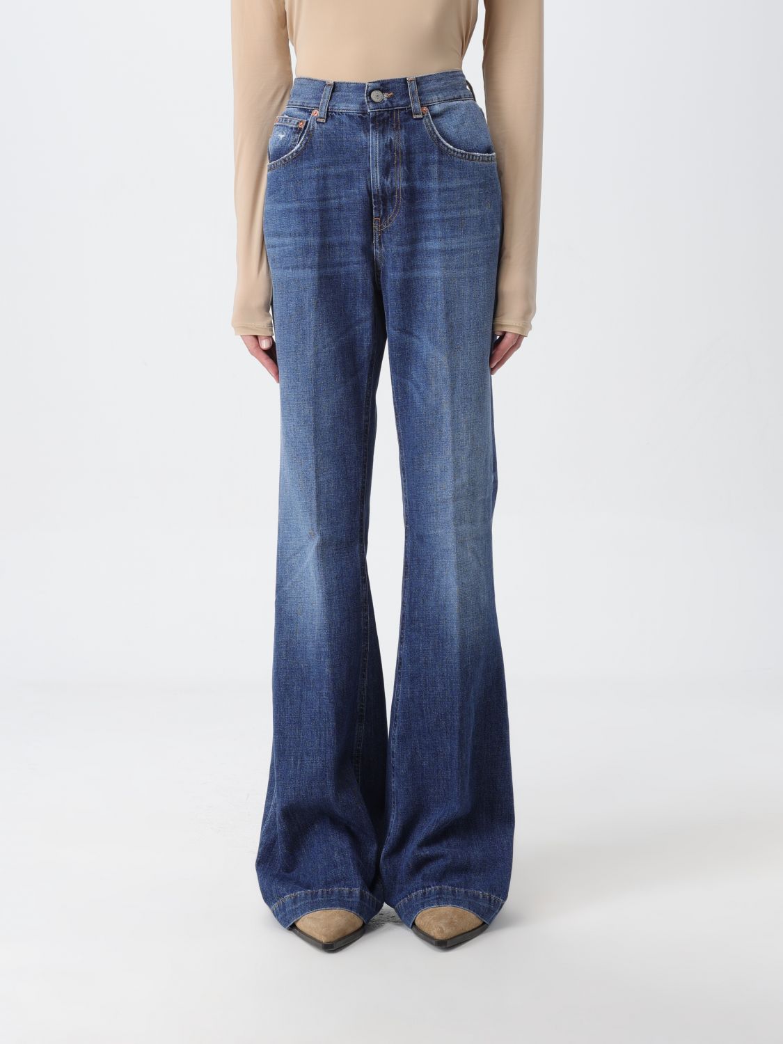 Dondup Trousers DONDUP Woman colour Blue