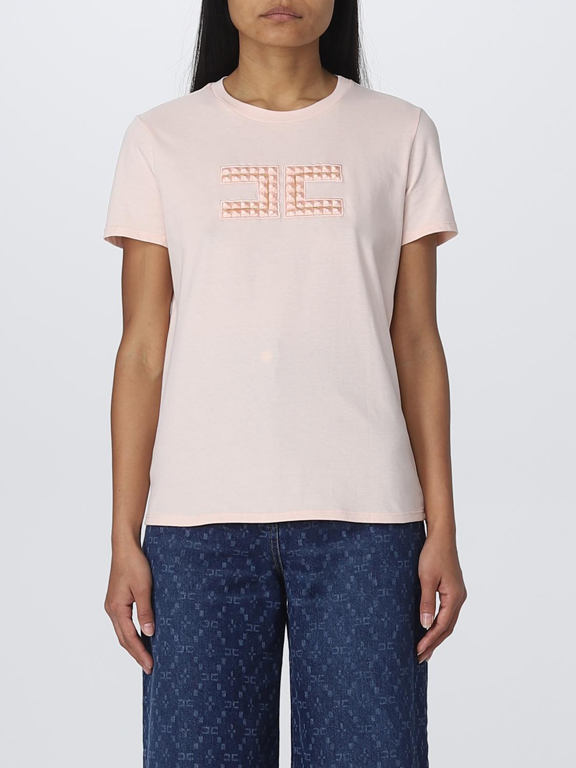 Elisabetta Franchi T-Shirt ELISABETTA FRANCHI Woman colour Pink