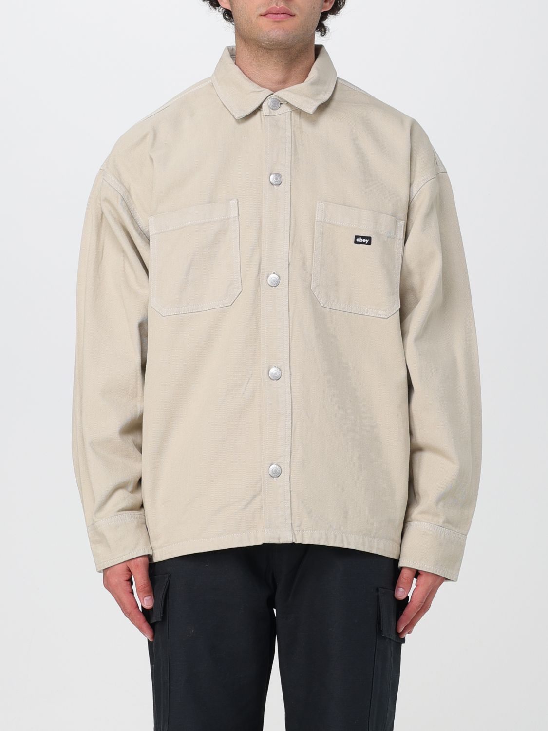 Obey Jacket OBEY Men colour Mud