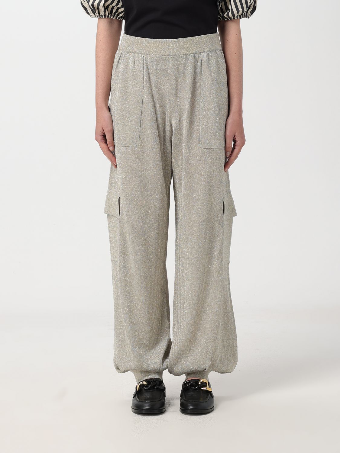 Actitude Twinset Pants ACTITUDE TWINSET Woman color Platinum