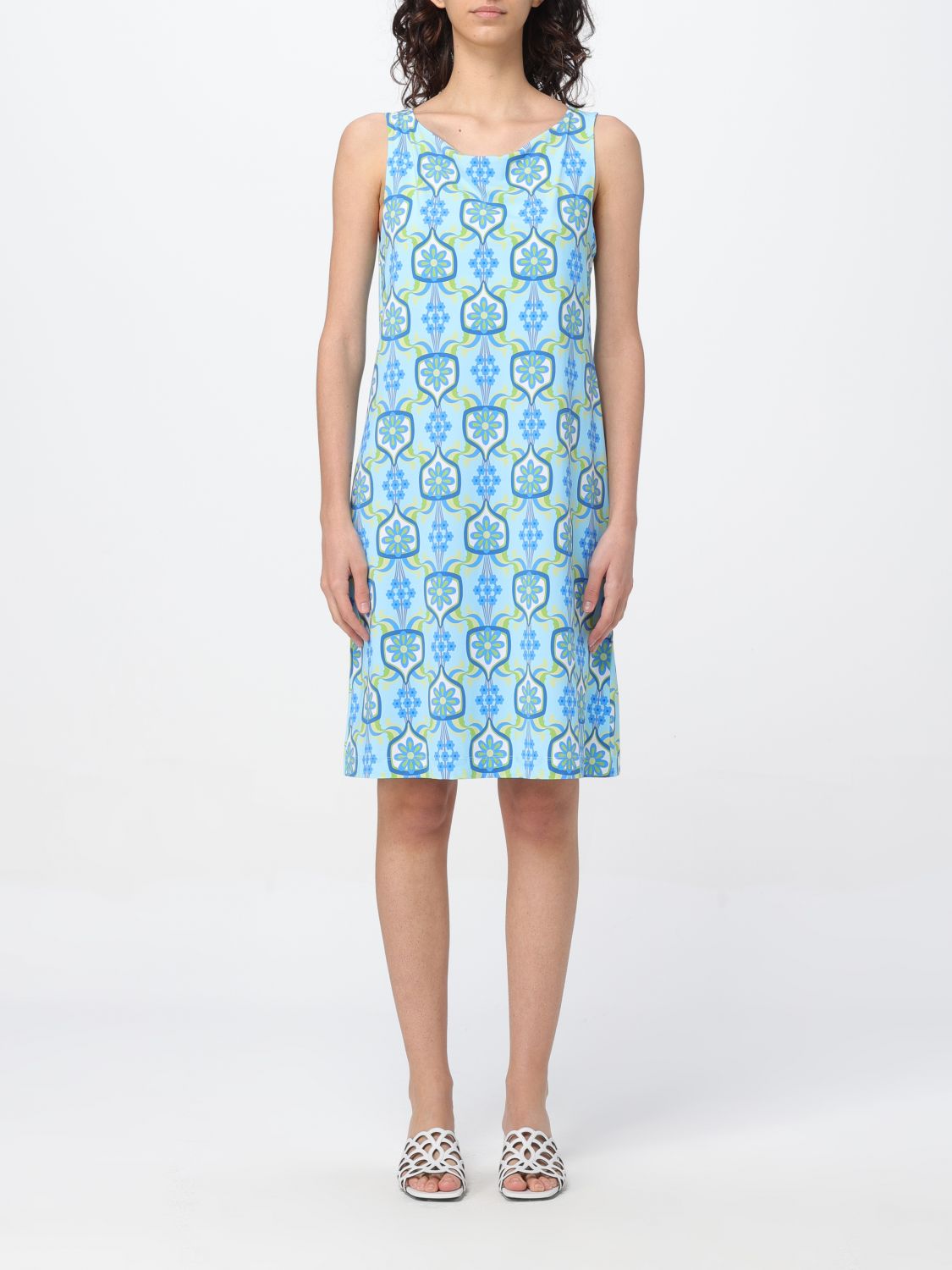 Maliparmi Dress MALIPARMI Woman colour Gnawed Blue