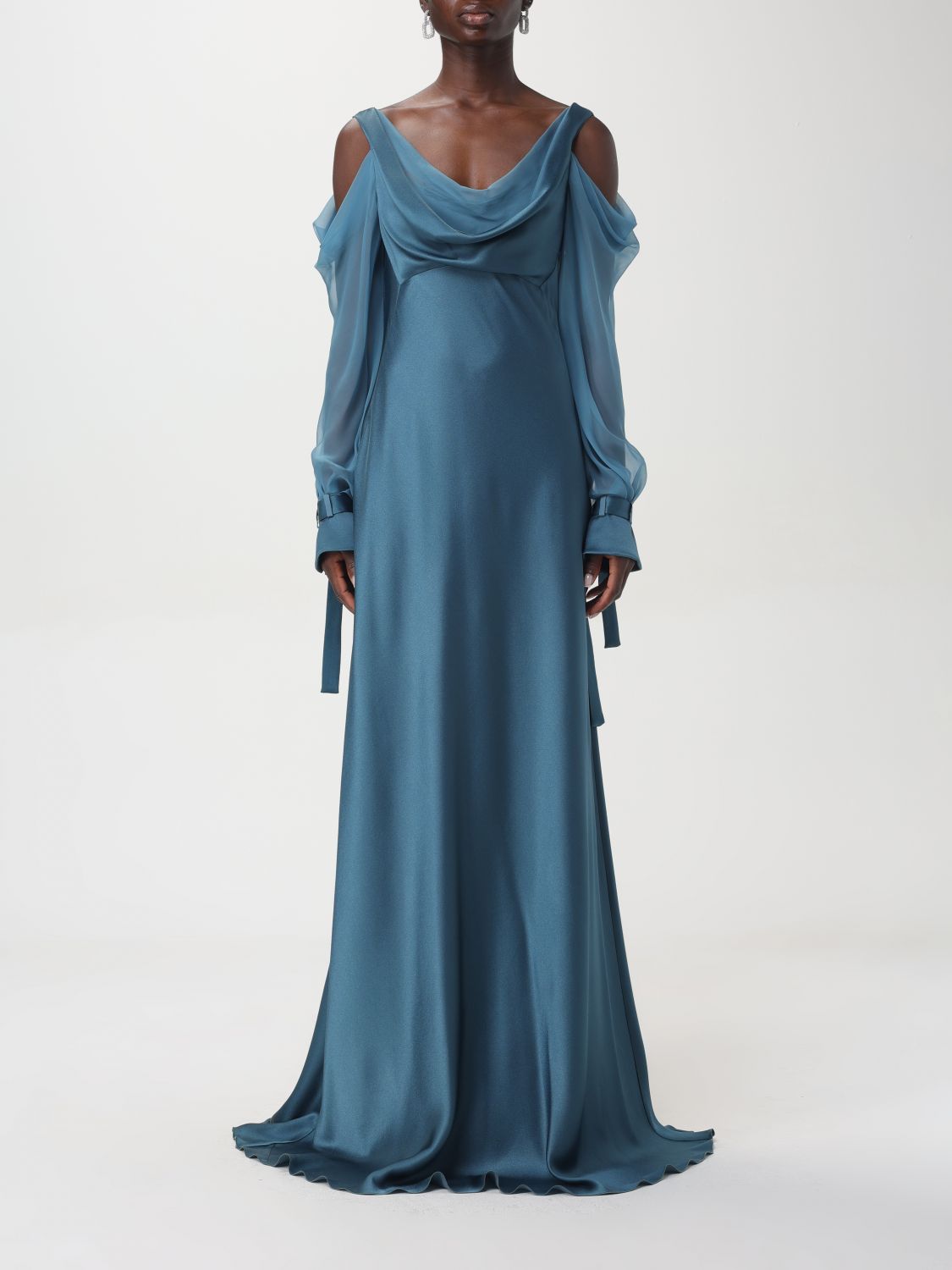 Alberta Ferretti Dress ALBERTA FERRETTI Woman color Teal