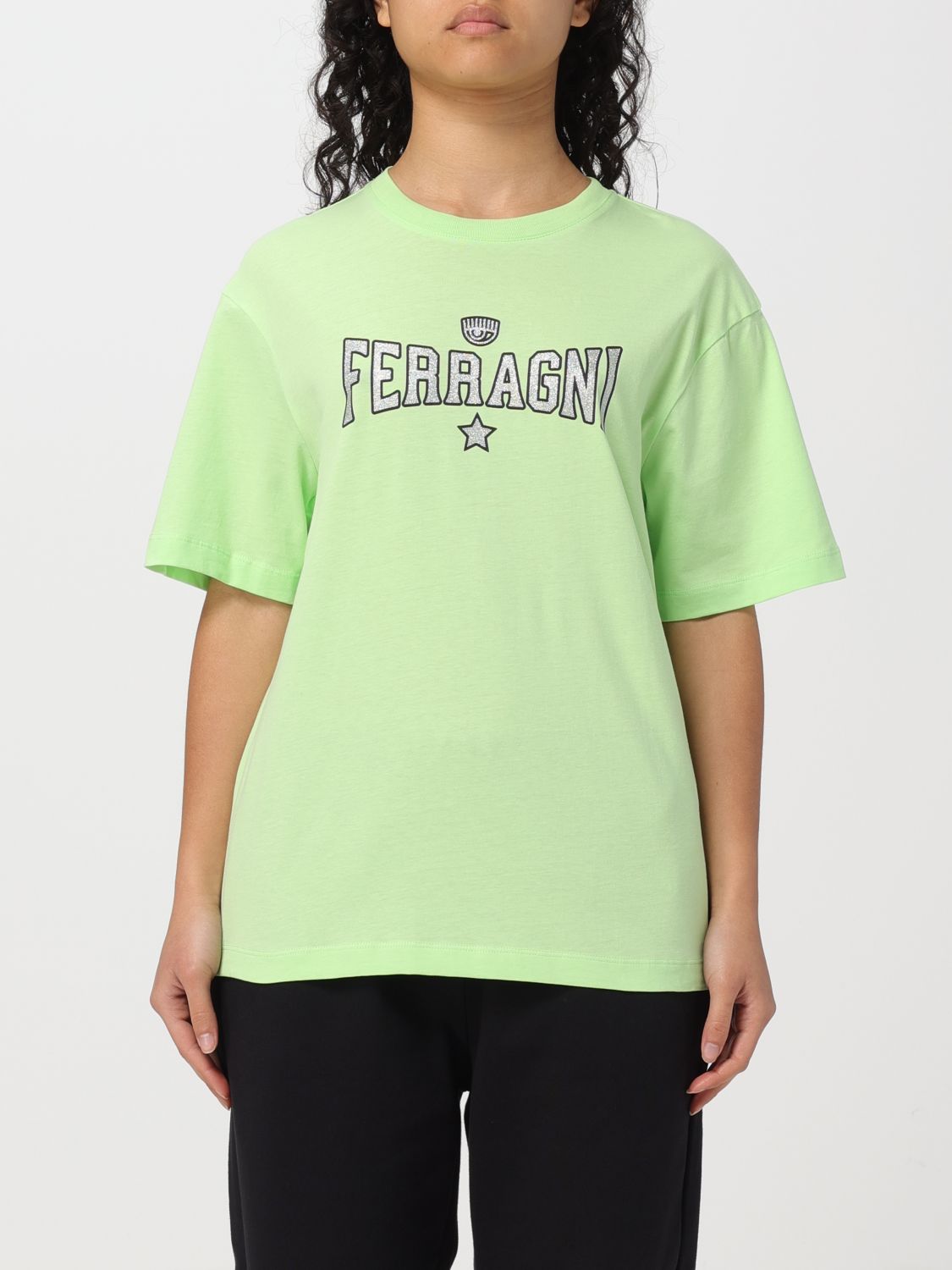 CHIARA FERRAGNI T-Shirt CHIARA FERRAGNI Woman colour Green