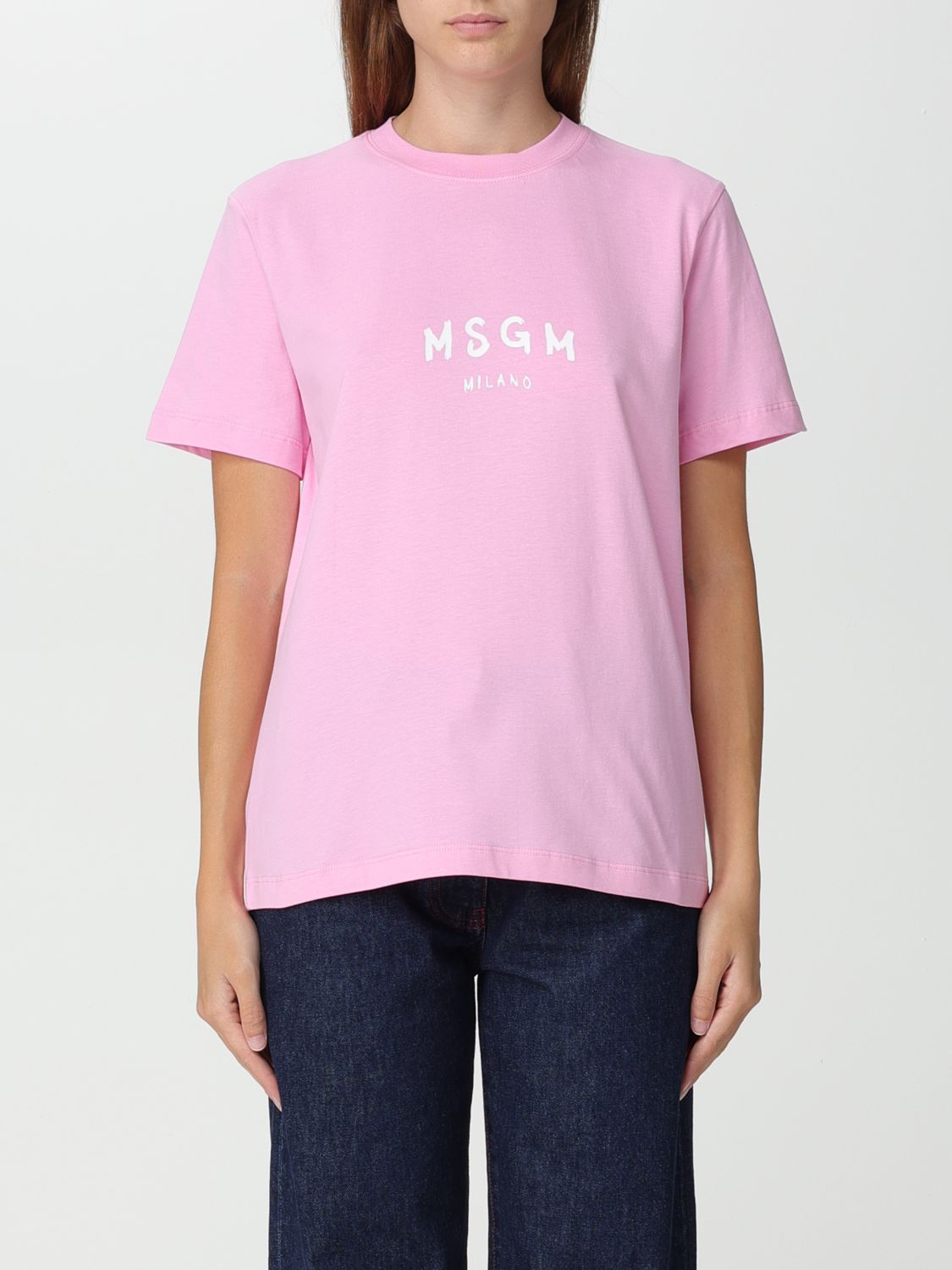 Msgm T-Shirt MSGM Woman colour Pink