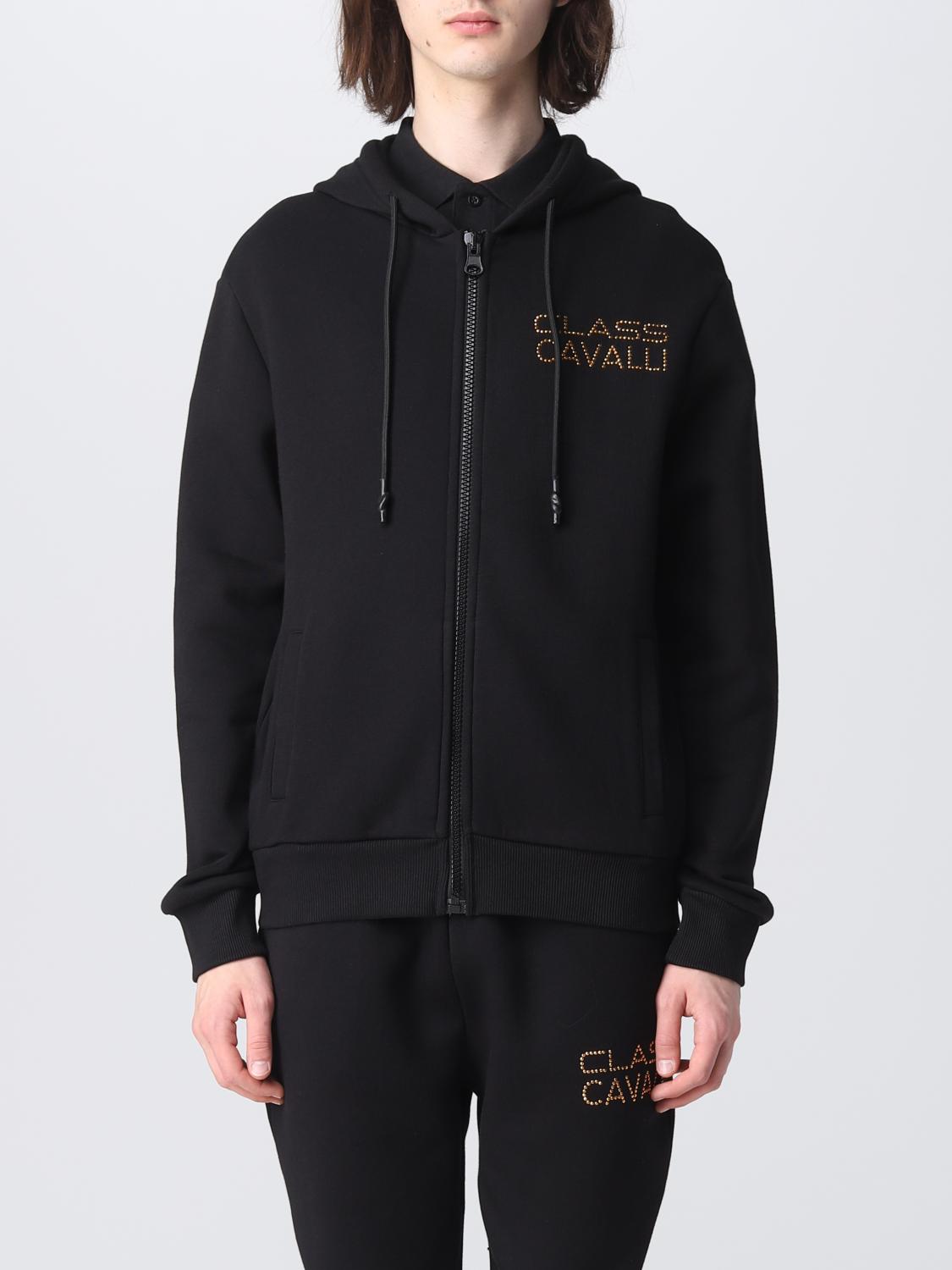 Class Roberto Cavalli Sweatshirt CLASS ROBERTO CAVALLI Men colour Black