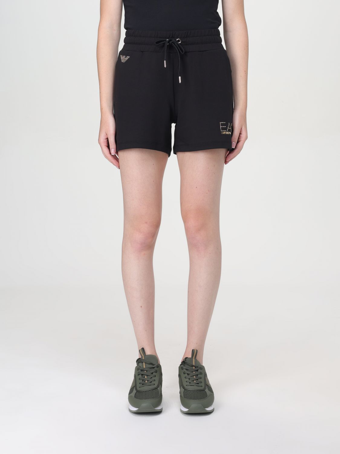 EA7 Short EA7 Woman color Black