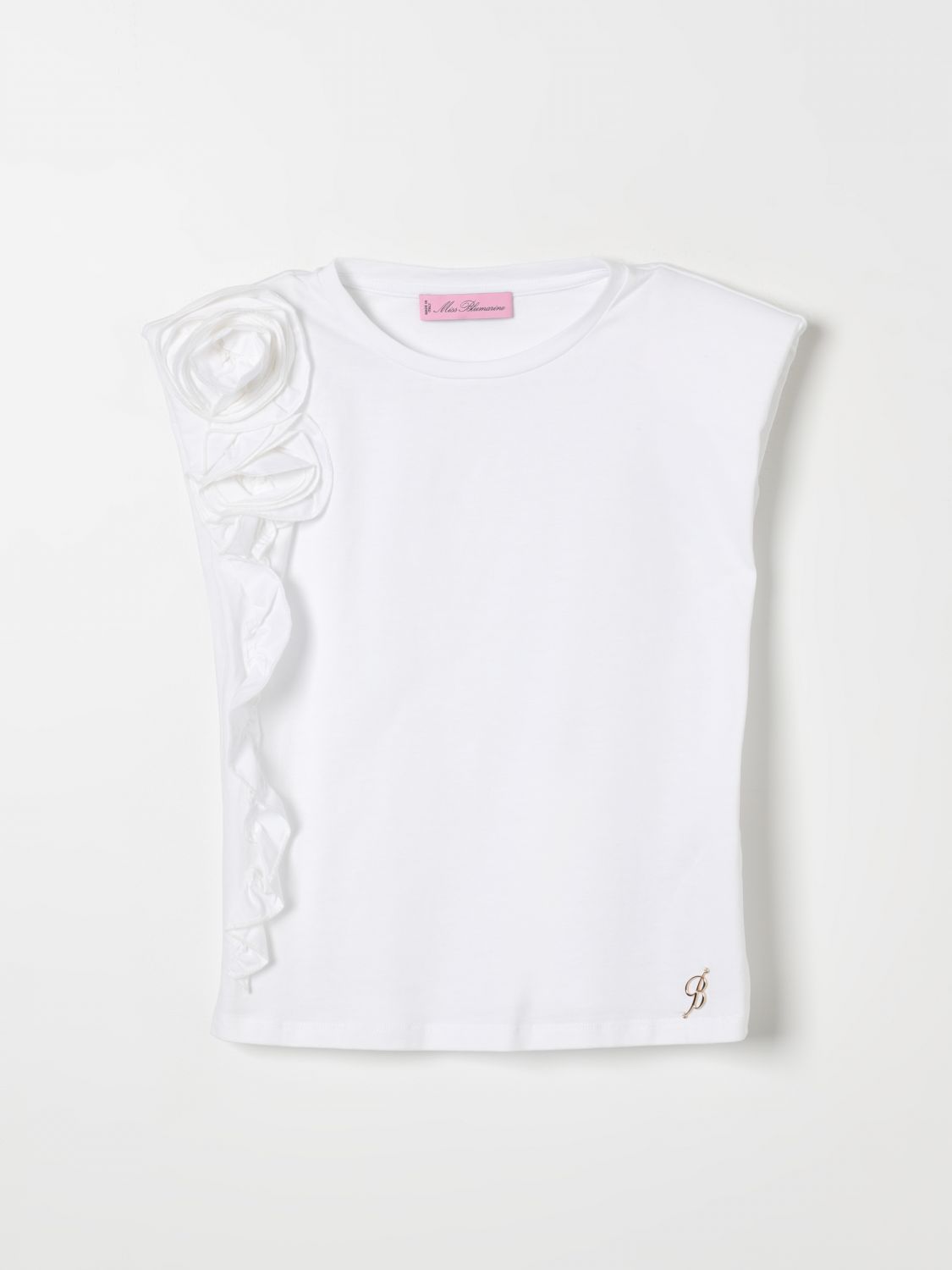 Miss Blumarine Top MISS BLUMARINE Kids color White