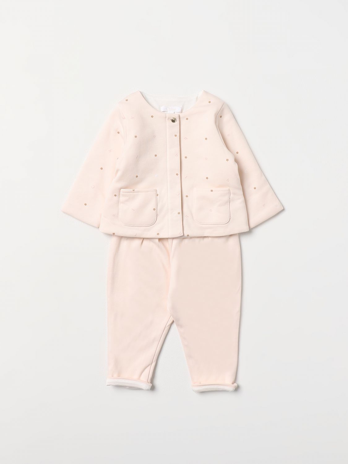 Chloé Romper CHLOÉ Kids colour Salmon