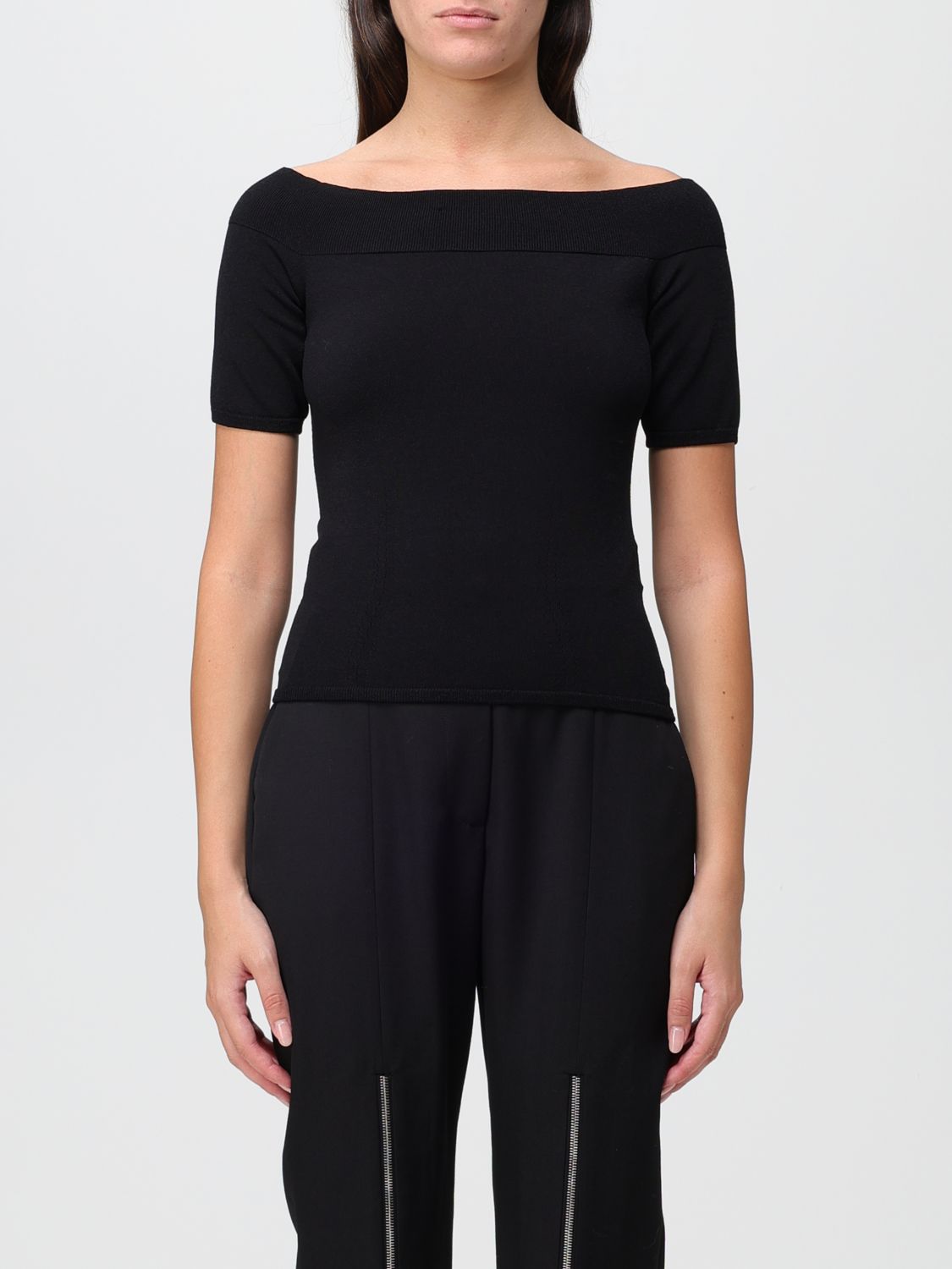 Alexander McQueen Top ALEXANDER MCQUEEN Woman colour Black