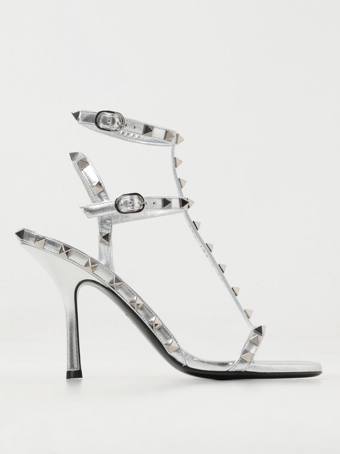 VALENTINO GARAVANI Heeled Sandals VALENTINO GARAVANI Woman colour Silver